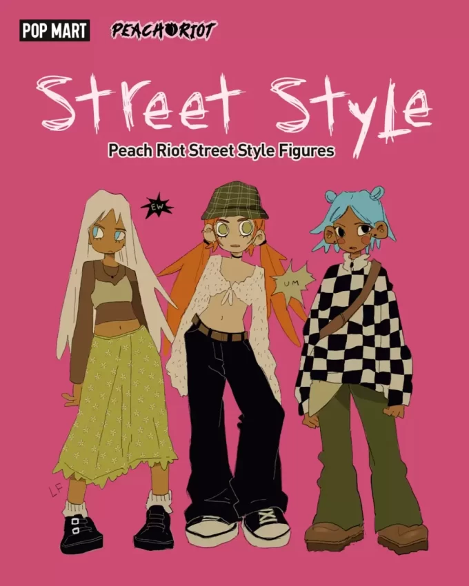 Peach Riot Street Style Figuren