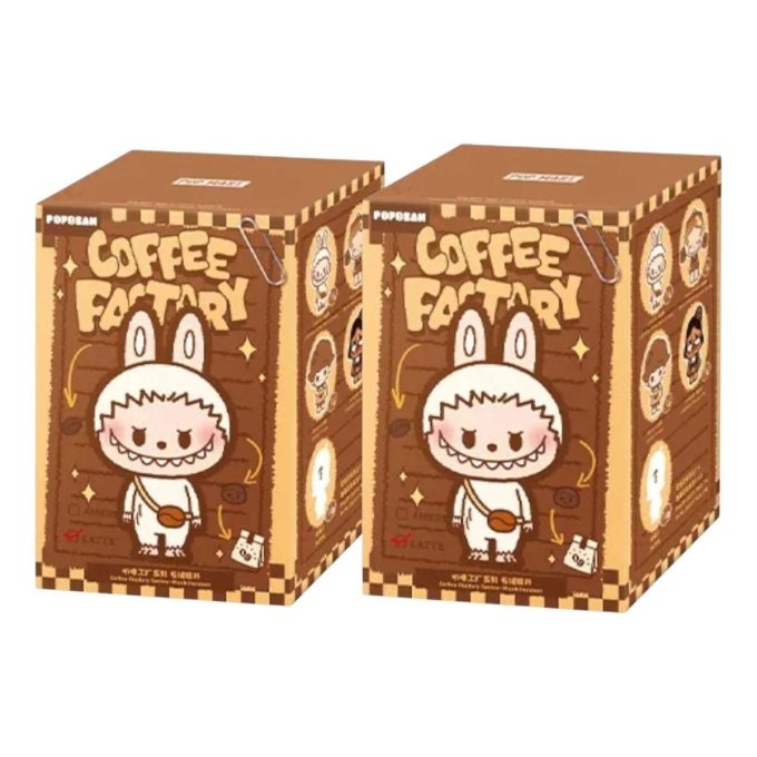 Pop Bean Coffee Factory Plüschanhänger, versiegelte Schachtel (2 Blindboxen)
