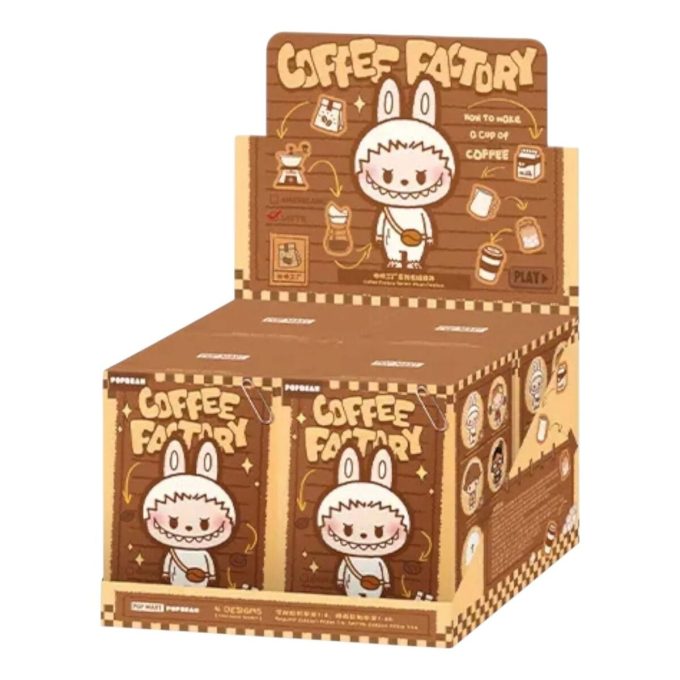 Pop Bean Coffee Factory Plüschanhänger, versiegelte Schachtel (4 Blindboxen)