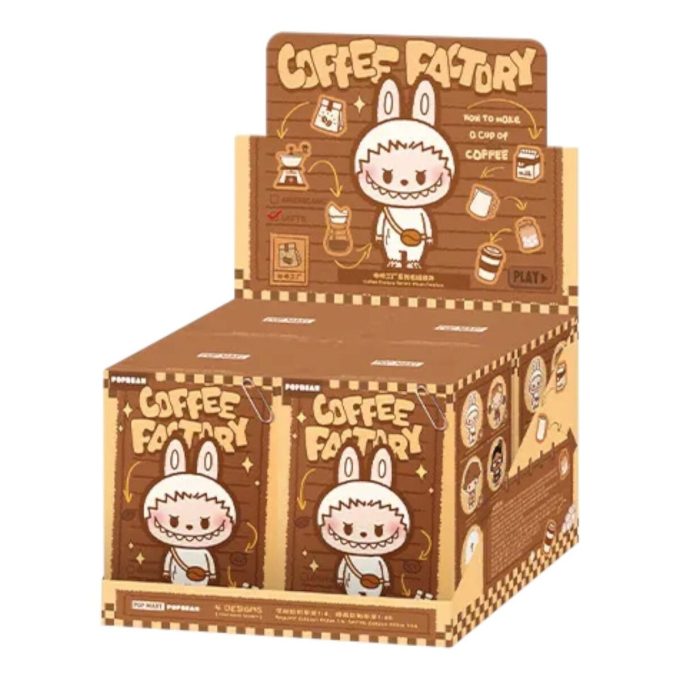 Pop Bean Coffee Factory Plüschanhänger, versiegelte Schachtel (4 Blindboxen)