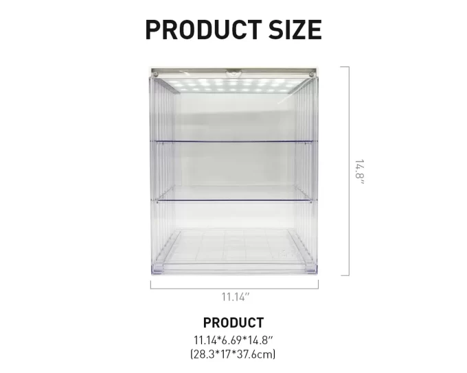 POP MART 400 % zusammenbaubarer beleuchteter Displaybehälter