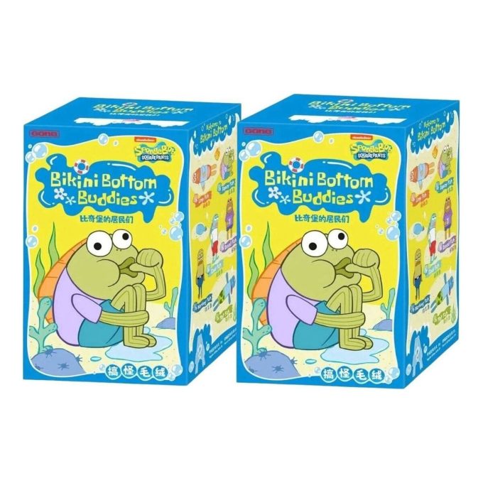 Pop Mart x Bikini Bottom Buddies – Versiegelte Plüschhülle (2 Blindboxen)