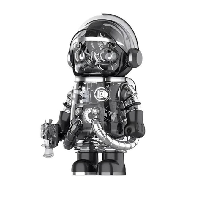 Pop Mart x CLOT Mega Space Molly Black Alienegra Set 400 %