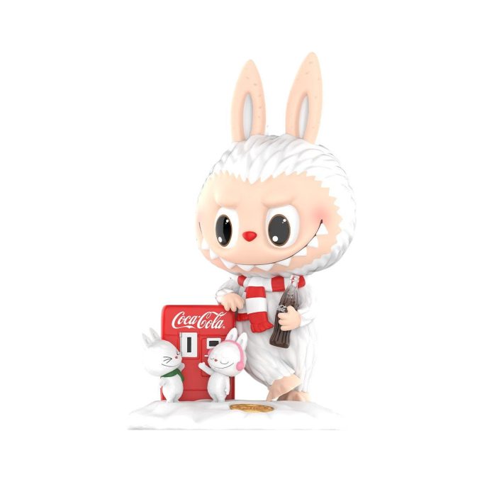 Pop Mart x Coca-Cola Die Monster Labubu-Figur „Kleiner Schneemann“