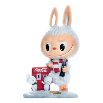 Pop Mart x Coca-Cola Die Monster Labubu-Figur „Mysteriöser Schneemann“ Geheime Edition