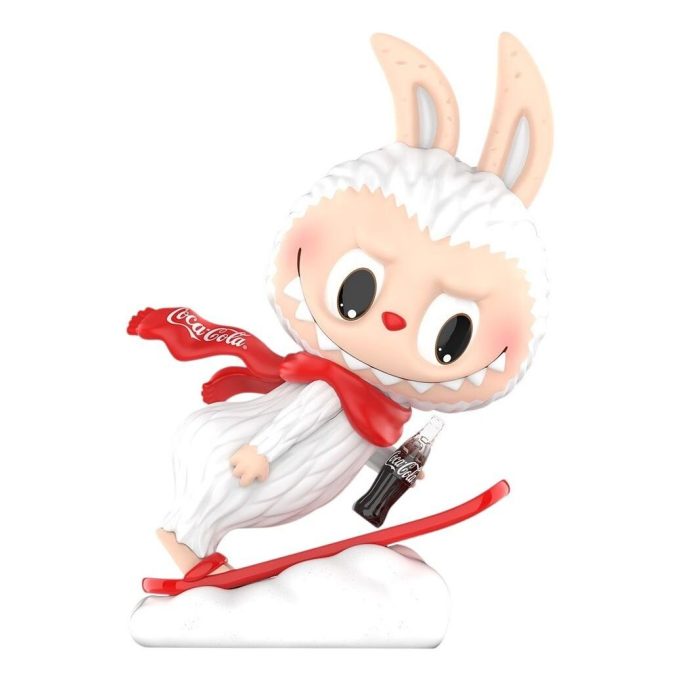 Pop Mart x Coca-Cola Die Monster Labubu-Figur „Schneeberg“