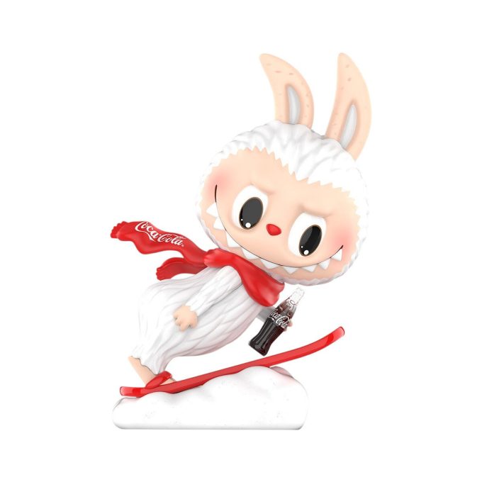 Pop Mart x Coca-Cola Die Monster Labubu-Figur „Schneeberg“