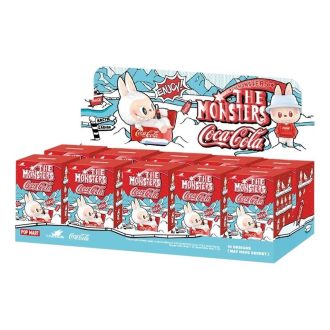 Pop Mart x Coca-Cola – Die Monster – Labubu-Figur, versiegelte Kiste (10 Blindboxen)