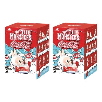 Pop Mart x Coca-Cola – Die Monster – Labubu-Figur, versiegelte Kiste (2 Blindboxen)