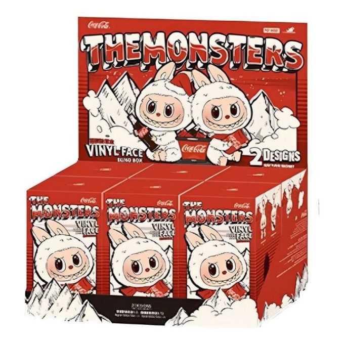 Pop Mart x Coca Cola „The Monsters Labubu“, versiegelte Kiste (6 Blindboxen)