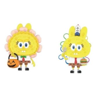 Pop Mart x Spongebob, das Monster Labubu „Jack O Lantern und Ace Chef“