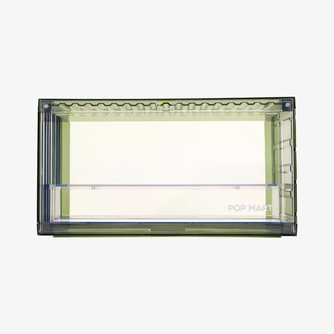 POP MART Zusammengebauter Displaybehälter (Transparent Grün)