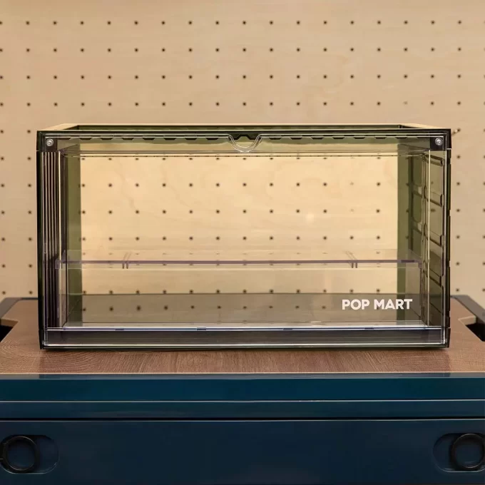 POP MART Zusammengebauter Displaybehälter (Transparent Grün)