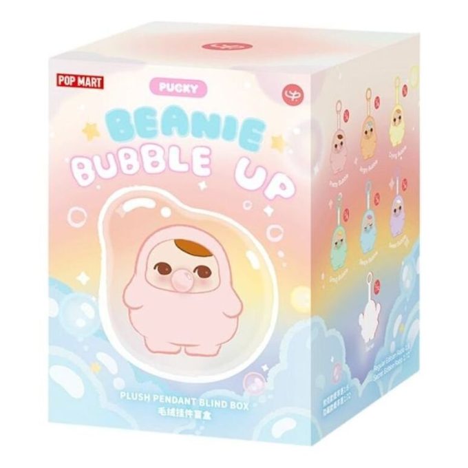 Pucky Beanie Bubble Up Plüschanhänger, versiegelte Hüllen (1 Blindbox)