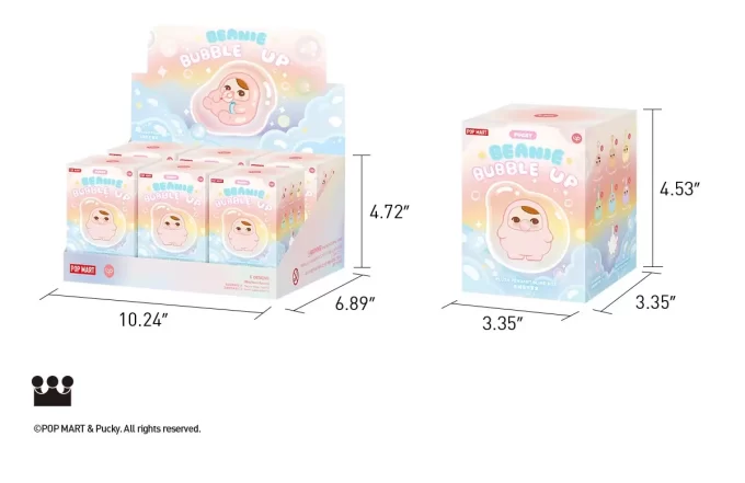 PUCKY BEANIE BUBBLE UP SERIES – Plüschanhänger-Blindbox