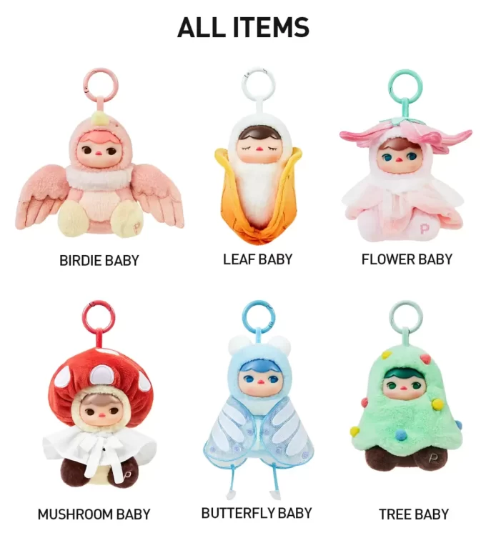 PUCKY Forest Party Serie – Vinyl Plüsch Anhänger Blind Box