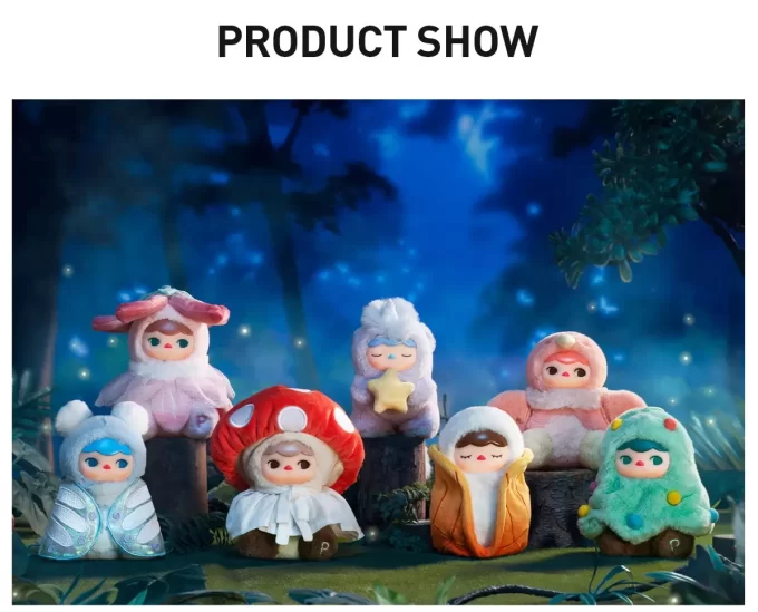 PUCKY Forest Party Serie – Vinyl Plüsch Anhänger Blind Box
