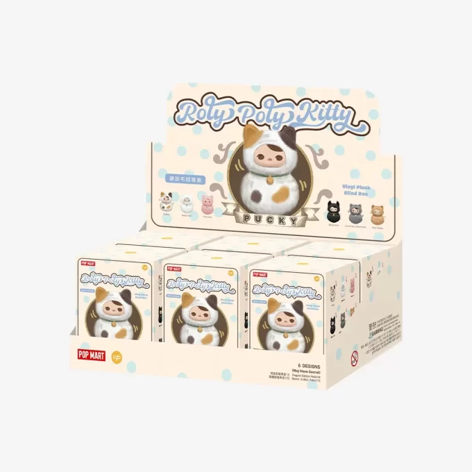 PUCKY Roly-Poly Kitty Serie – Vinyl Plüsch Blind Box