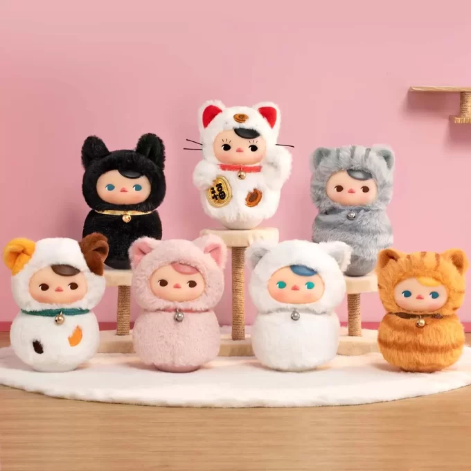 PUCKY Roly-Poly Kitty Serie – Vinyl Plüsch Blind Box