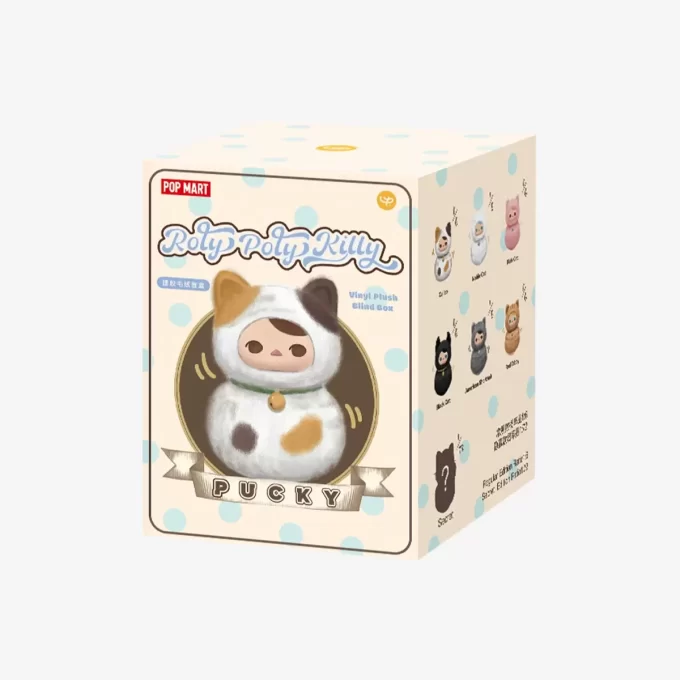 PUCKY Roly-Poly Kitty Serie – Vinyl Plüsch Blind Box