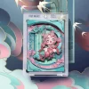 SKULLPANDA Die Mirage Serie Figuren Kunst Sammlung Karten