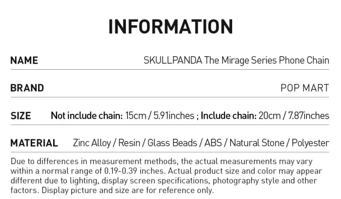 SKULLPANDA Die Mirage-Serie Handykette