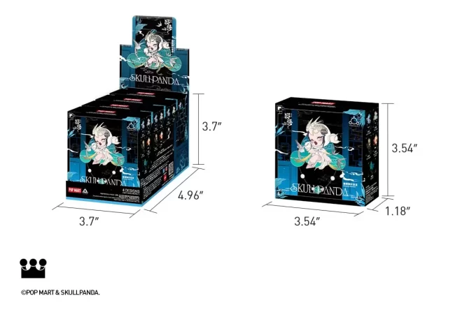 SKULLPANDA Die Mirage Series Brustnadel