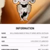 SKULLPANDA Image Of Reality Series – Metall-Schlüsselanhänger