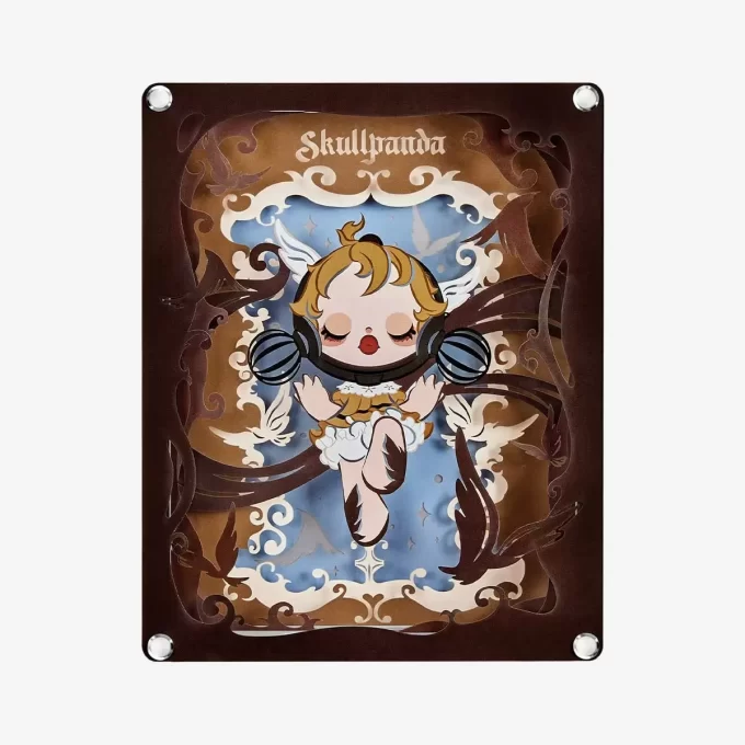 SKULLPANDA Image Of Reality Series – Papierbastellampe (farbige Version)