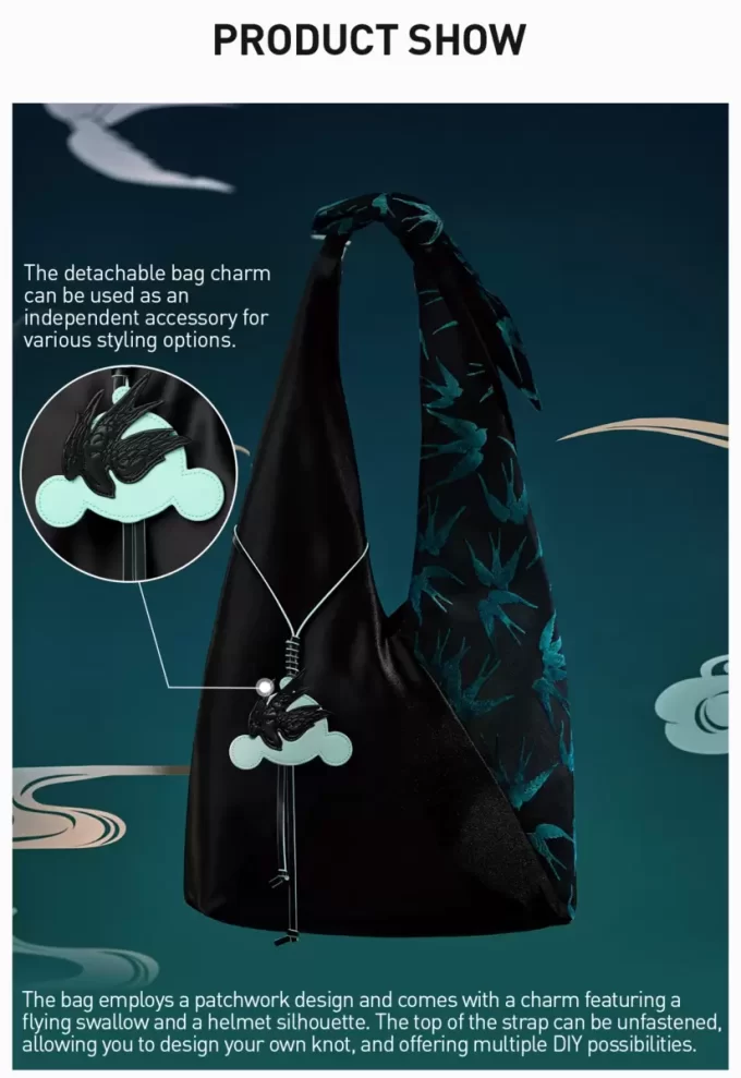 SKULLPANDA Schultertasche der Mirage-Serie