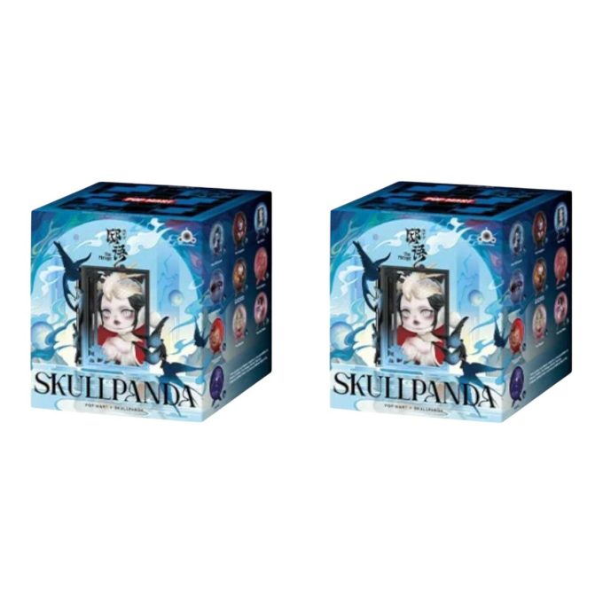Skullpanda The Mirage Figuren, versiegelte Kiste (2 Blindboxen)