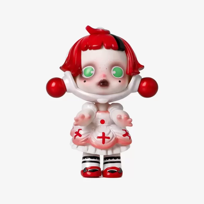 SKULLPANDA Weiße Dienstmädchen-Figur