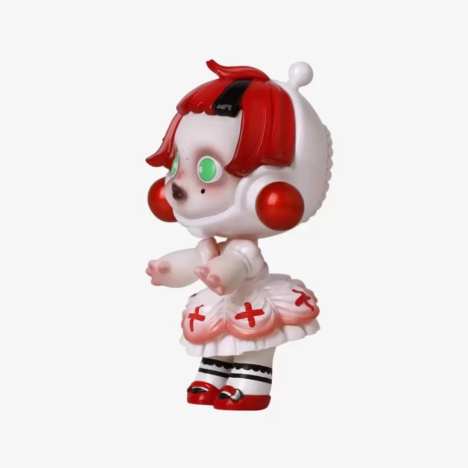 SKULLPANDA Weiße Dienstmädchen-Figur