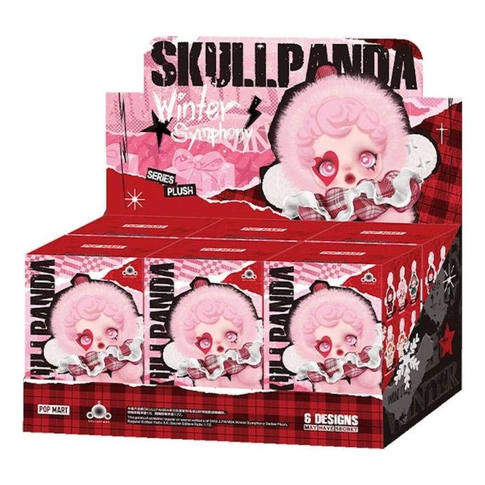 Skullpanda Winter Symphony Anhänger, versiegelte Schachtel (6 Blindboxen)