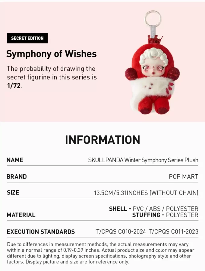 SKULLPANDA Winter Symphony Series Plüsch