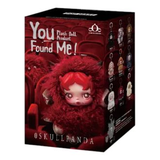 Skullpanda You Found Me Plüschpuppenanhänger, versiegelte Hülle (1 Blindbox)