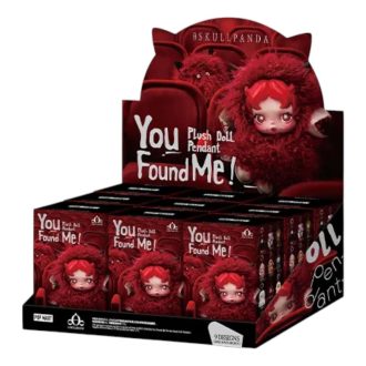 Skullpanda You Found Me Plüschpuppenanhänger, versiegelte Schachtel (9 Blindboxen)