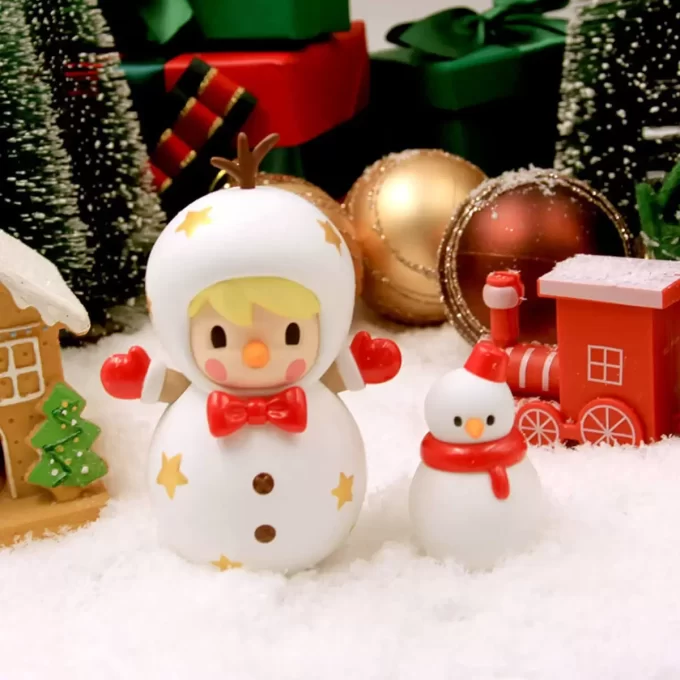Sweet Bean Schneemann Figur