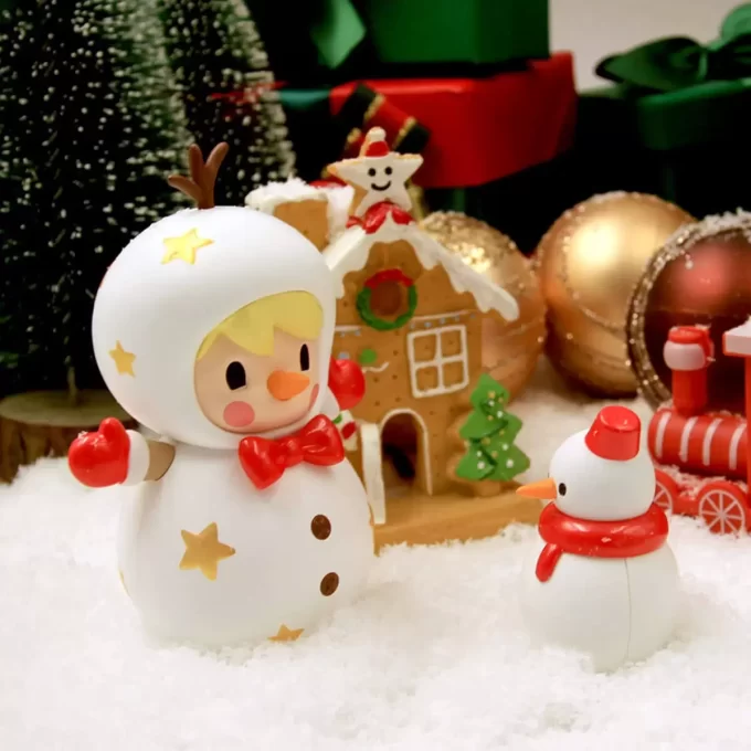 Sweet Bean Schneemann Figur