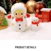 Sweet Bean Schneemann Figur