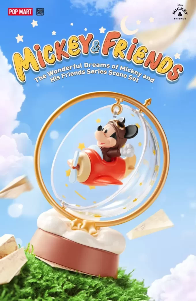Szenensets der Serie „Die wunderbaren Träume von Mickey und seinen Freunden“