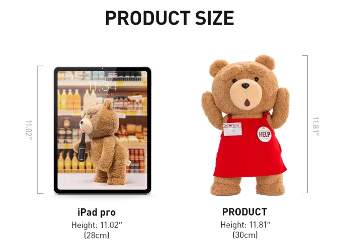 Ted2-ted Action-Plüschfigur