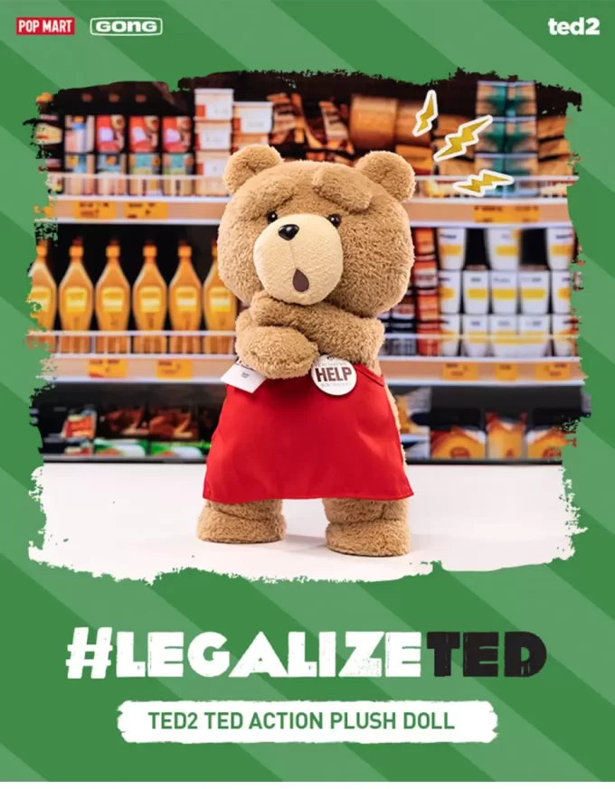 Ted2-ted Action-Plüschfigur