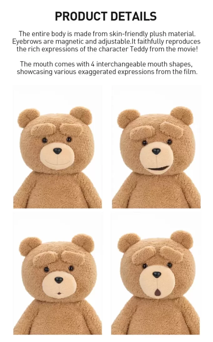 Ted2-ted Action-Plüschfigur