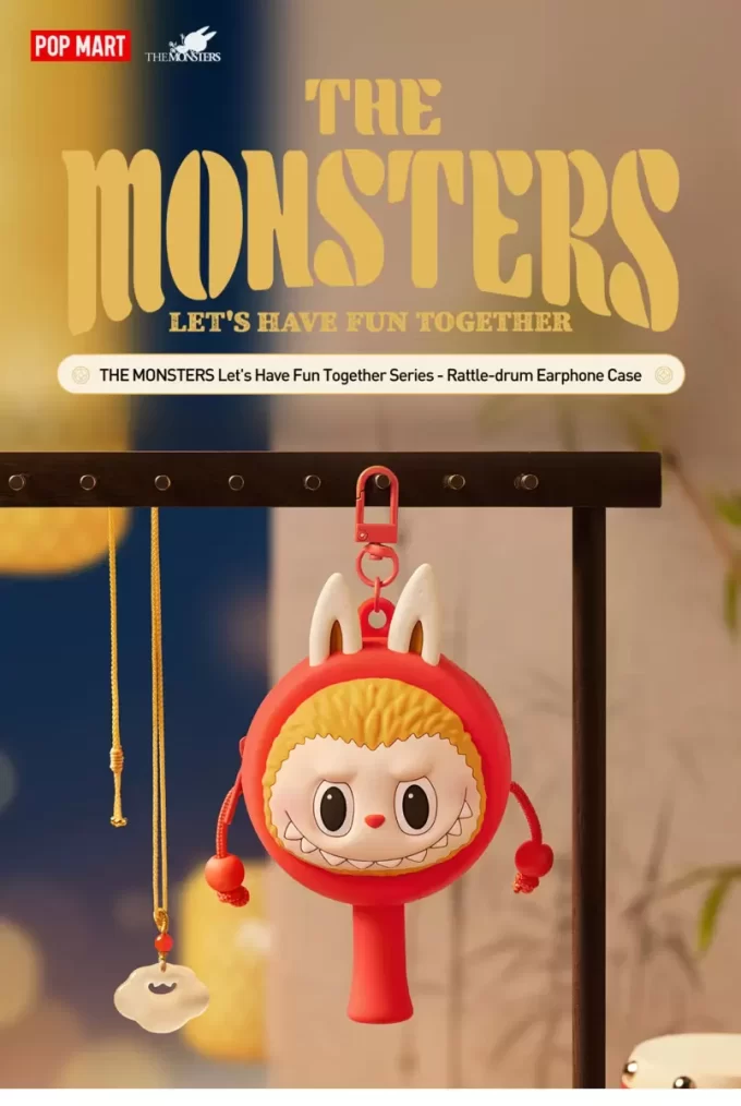 THE MONSTERS Let’s Have Fun Together Series – Rasseltrommel-Kopfhörerhülle