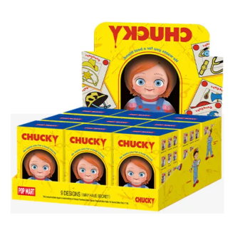 Versiegelte Kiste mit Figuren aus der Chucky-Franchise-Serie (9 Blindboxen)