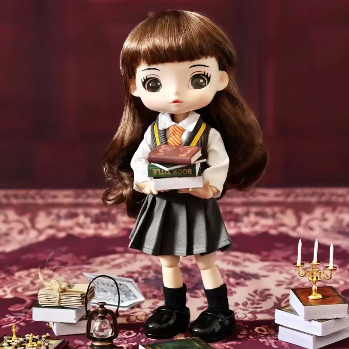 Viya-Puppe × Hermine bewegliche Puppe