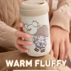 Warmer, flauschiger Weihnachts-Saugnapf aus der DIMOO-Serie