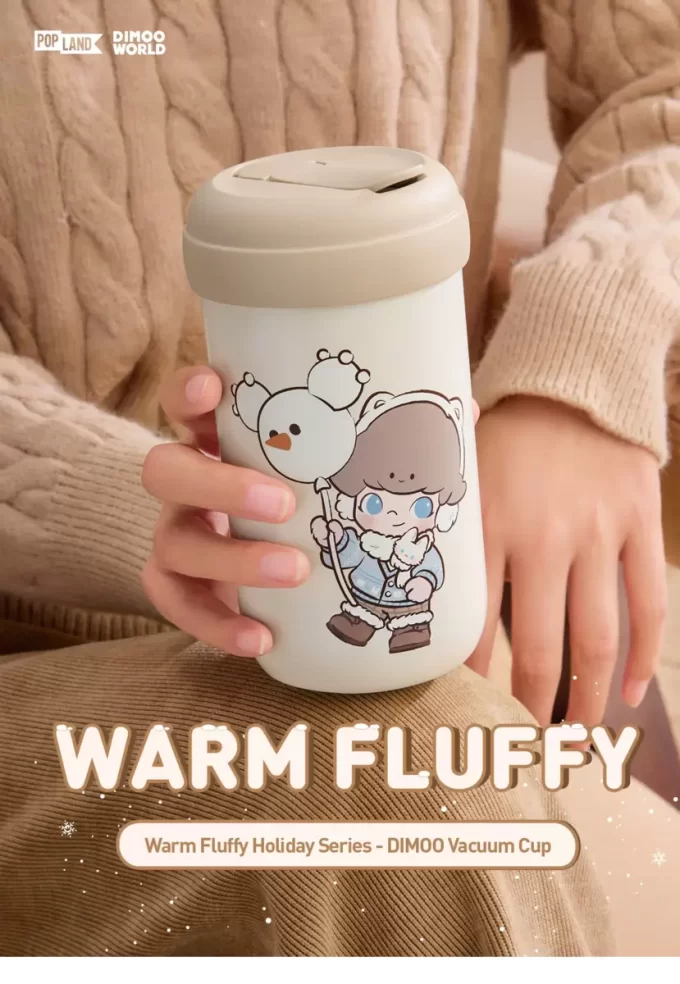 Warmer, flauschiger Weihnachts-Saugnapf aus der DIMOO-Serie