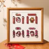 Wealthy Snakes Neujahrsfeier-Serie – Mini-Kühlschrankmagnet-Blindbox mit Frühlingspaaren